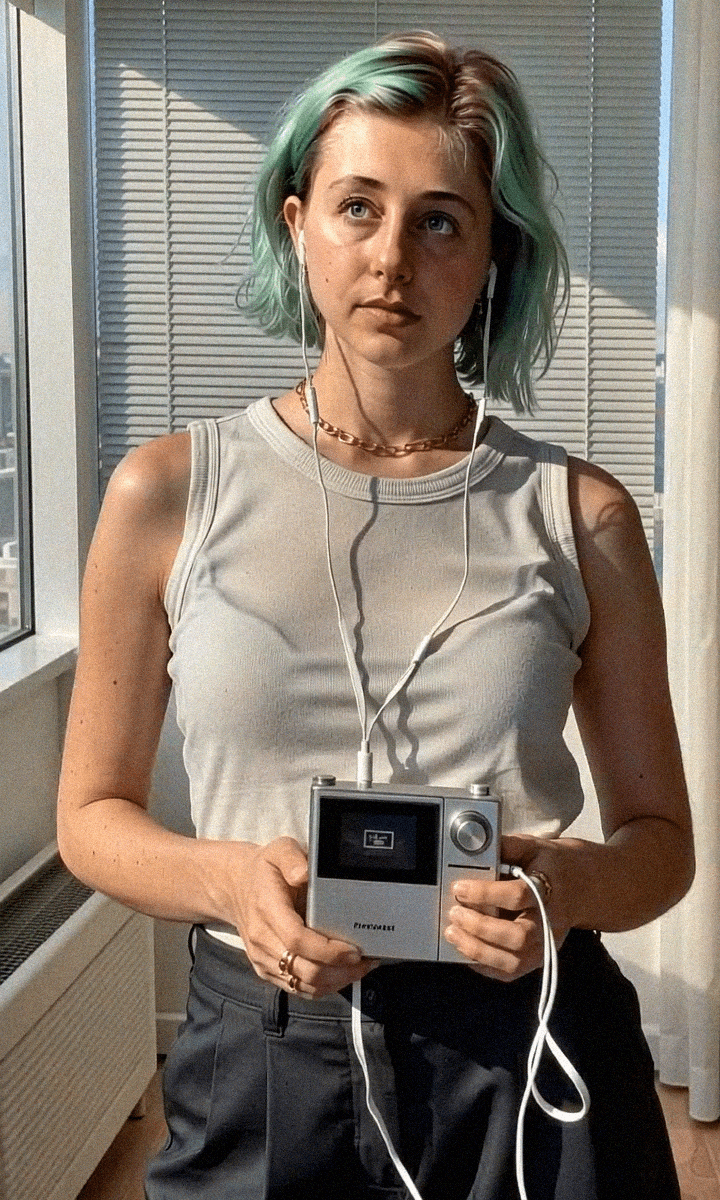 Emma-Jane MacKinnon-Lee, lost in her thoughts, on those quiet days