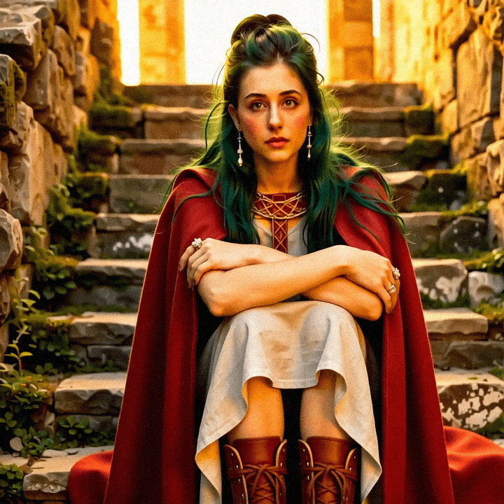 Emma-Jane MacKinnon-Lee in the woods